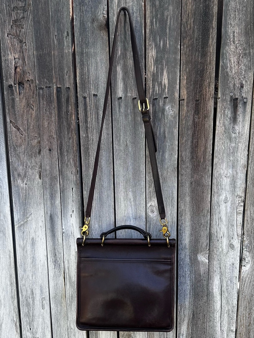 Coach Vintage Willis Bag 9927 Leather Mahogany Brown - Picture 9 of 16